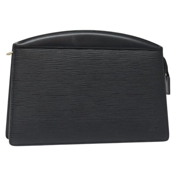 LOUIS VUITTON Epi Trousse Crete Pouch Black - Picture 1 of 15
